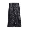 Women's Sequin Skirt Glittering One Word High Waist Skirt  Party Knee Length Skirt Women's Sequin Pencil Skirt