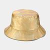 Fashion Bucket Hat for Men And Women PU Leather Waterproof Rain Cap with Wide Brim UV Protection Fishmen Style