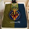 Villarreal CF,pattern Flannel Blanket, High Quality Comfortable for All Seasons, Home Decor, Warmth and Comfort, Perfect for Gifts.