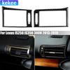 Carbon Fiber Car Accessories Dashboard Sides Air Vent Modified Interior Cover Sticker Trim For Lexus IS250 IS350 300H 2013-