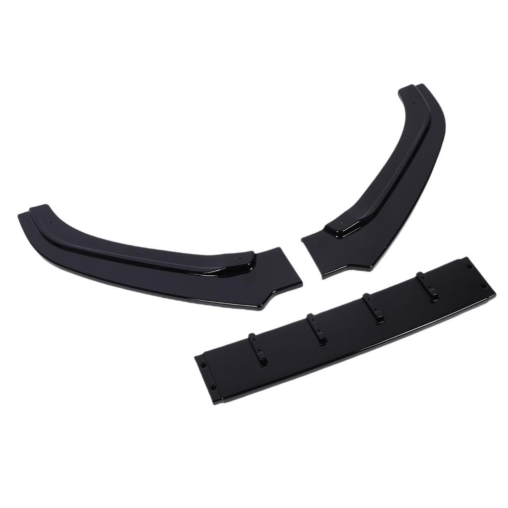 Frontstoßstangen-Lippenspoiler 3 Teile Stoßstangenlippe Kinn-Splitter Diffusor-Schutz Karosserie-Kit Ersatz für 6C 2015-2018