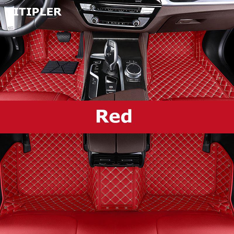 Tapis de sol de voiture personnalisés TITIPLER pour Mercedes Benz CLASSE C W204 W205 W206 C180-C450 Tapis de voiture Accessoires de pied de coche