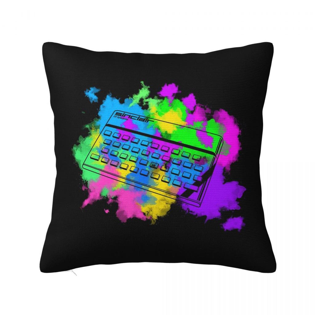Sinclair ZX Spectrum Personal Computer Square Pillowcase Cushion Cover Pillow Case Throw Pillow Cover for Home Bedroom Car