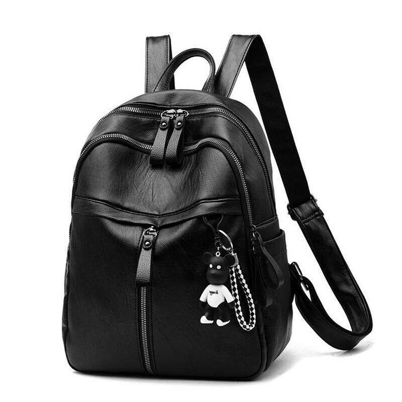 Women PU Leather Backpack Bag Cute Fashion Purse Cross Shoulder Travel Handbag