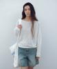 Yulago Loose Linen Boatneck Knit