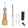 Leather Sewing Awl Set Hand Stitcher Leather Repair Tool Kit with Needles