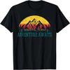 Hiking Shirt Vintage Outdoor Mountains Nature Camping Gift T-Shirt