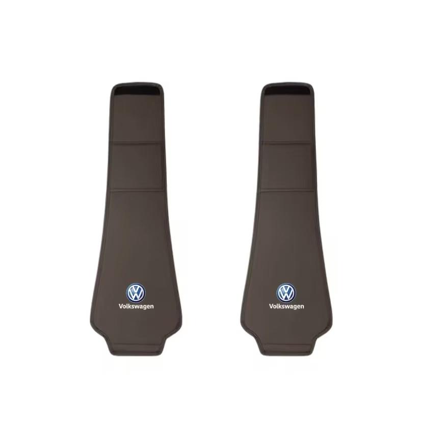 2Pcs Car Seat Pillow Cover Auto Headrest Protective Shell For VW Polo Golf T5 Caddy T4 Touran Golf GTI Passat CC GTD Hub Cap ze2