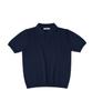 HALBKREIS LAYOUT T20015 Boucle Collar Knit_Navy