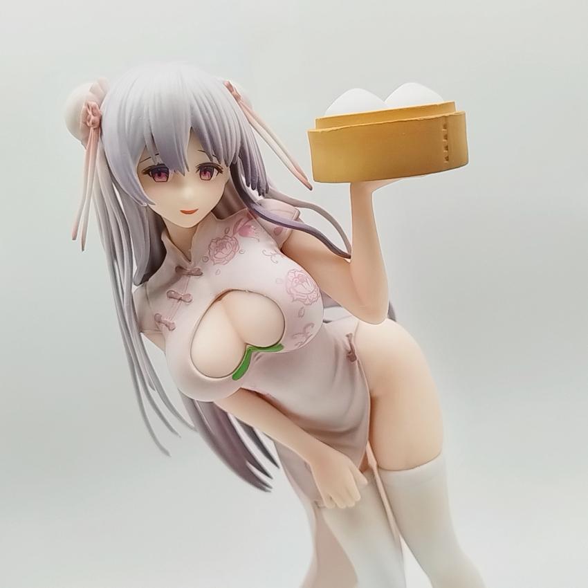 24CM Union Creative Miko Illustration Momoman-chan Figure PVC Anime Action Toy Statue Adult Collection Model Toys Doll Gift
