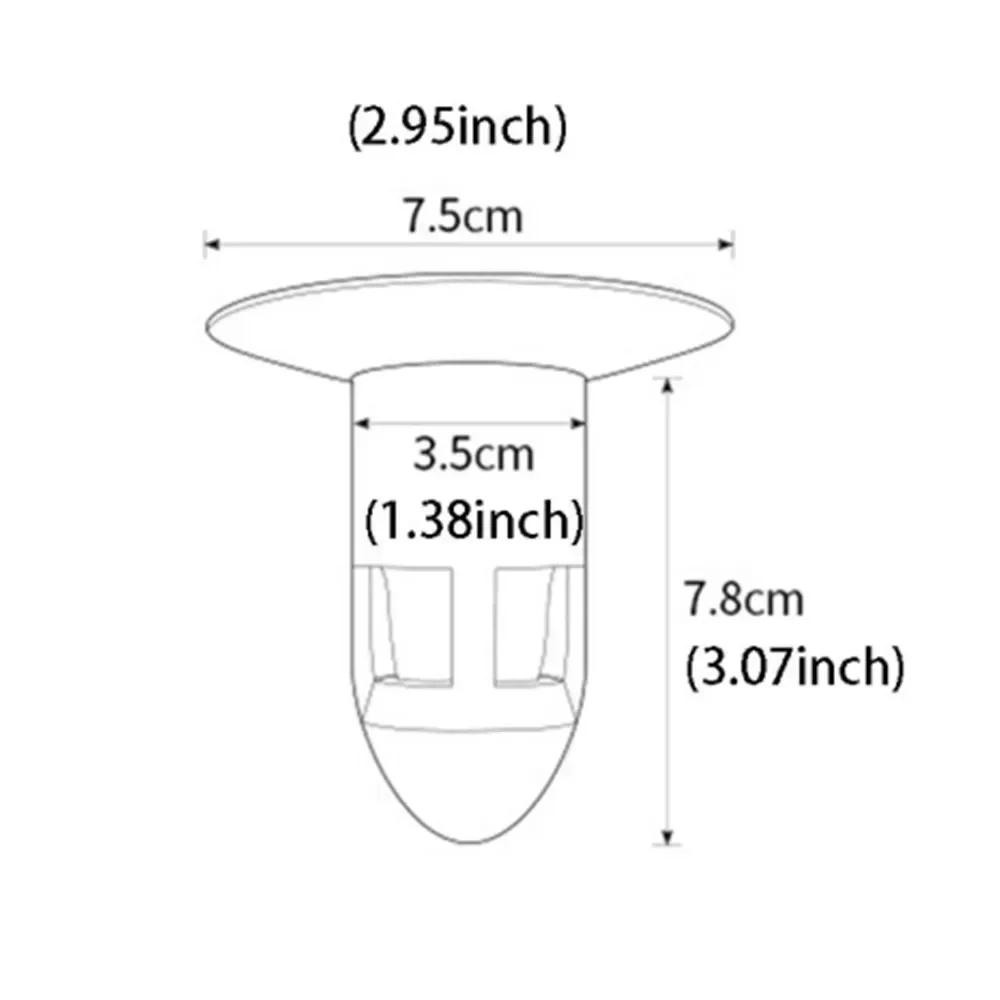 Bath Shower Floor Stylish Design Strainer Cover Plug Trap Silicone Anti-Odor Sink Bath Surface Water Drain Filter Insect Prevention Deodorant