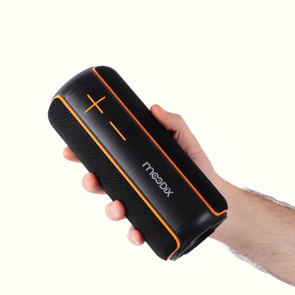 Moodix HO23P30 Bluetooth Speaker, Black 8W*2 IPX7 Water Resistant