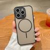 Luxury Magnetic Case For iPhone 16 15 14 13 Pro Max 16E 15 Pro For Magsafe Wireless Charge Clear Matte Hard Phone Cover Fundas