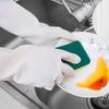 Durable White Nitrile Household Cleaning Gloves