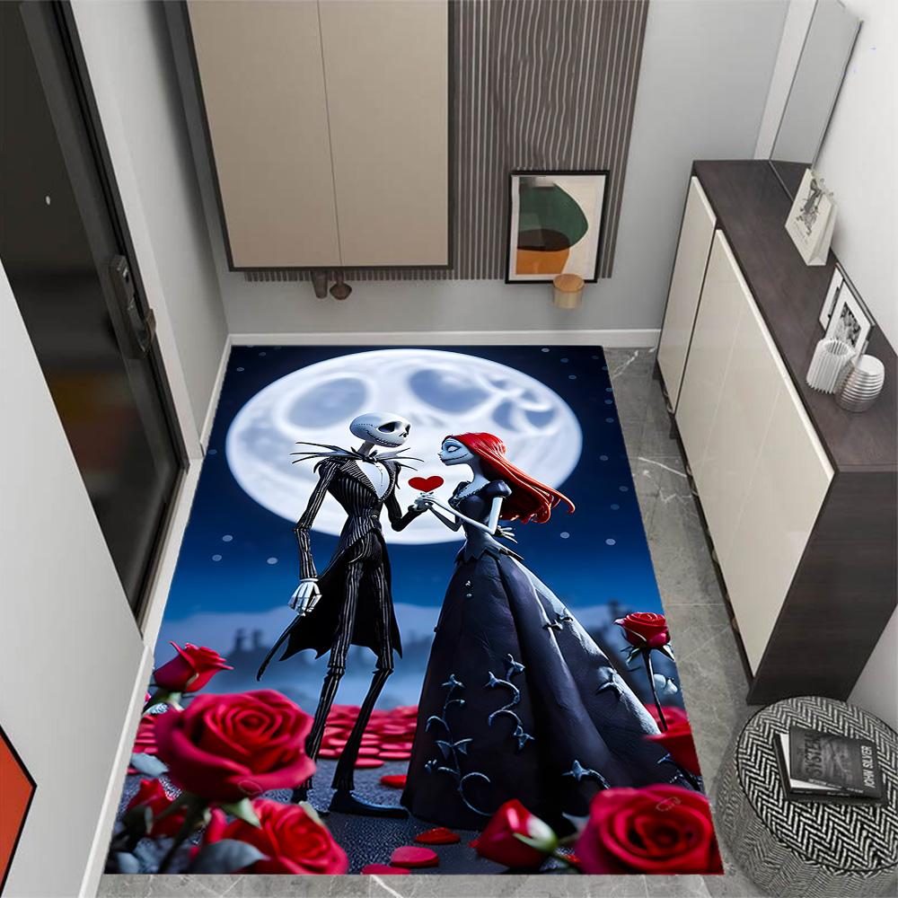 Nightmare Before Christmas Floor Mat Suitable for Bedrooms Outdoor Decorate room Foyer Antislip Carpet Office home decor Wedding Party Gift
