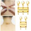 Gold-Plated Copper Magnetic Clasp for Layered Necklaces