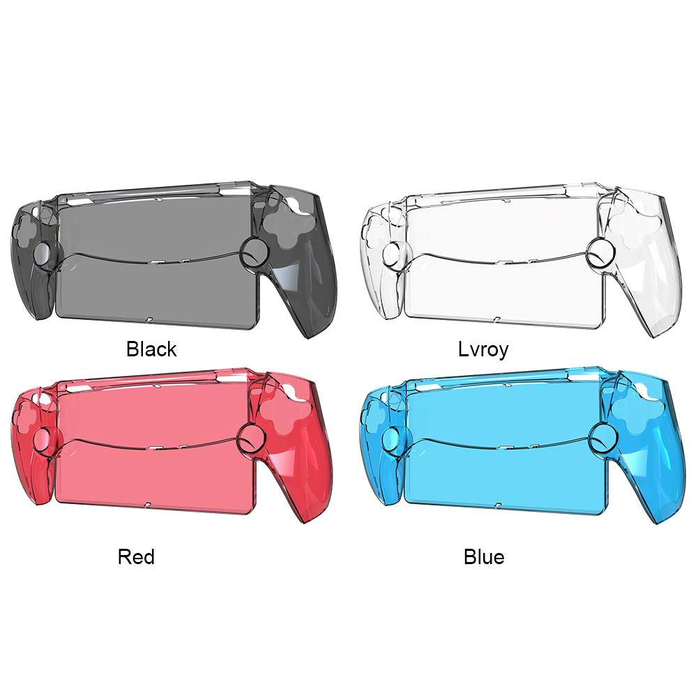 Transparent Gaming Console Controller Sleeve Skin Washable PC Game Machine Grip Shell Case for PS5 Portal for Playstation Portal