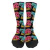 67 Meme Crew Socken Donut Sahne Tropfen Sechs Sieben Lustige Socken Baseball Maurer 67 Freizeitsocken Geschenk für Männer Frauen Freunde