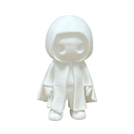Halloween Robe Noire Statue de Fantôme Manteau à Capuche Imprimé en 3D Figurine de Fantôme Sculpture Décoration Ornement de Bureau Maison Fête