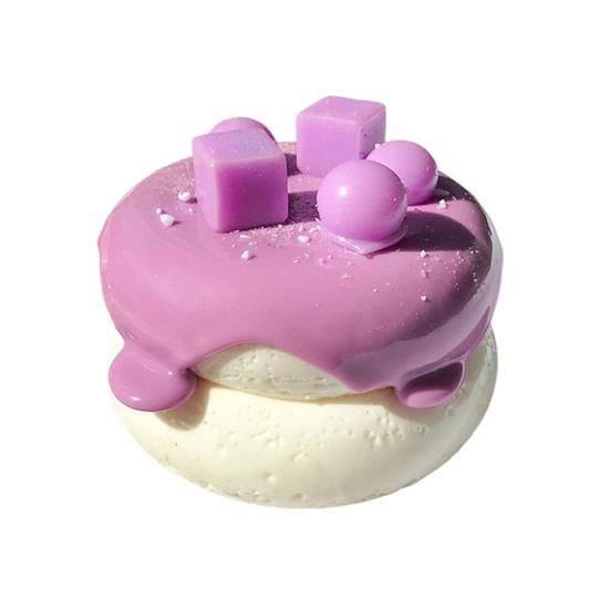 Stress Relief Souffle Squeeze Toy Blueberry Strawberry Matcha Chocolate Peach Cake Sensory Toy Simulated Dessert Pinch Fidget Toy