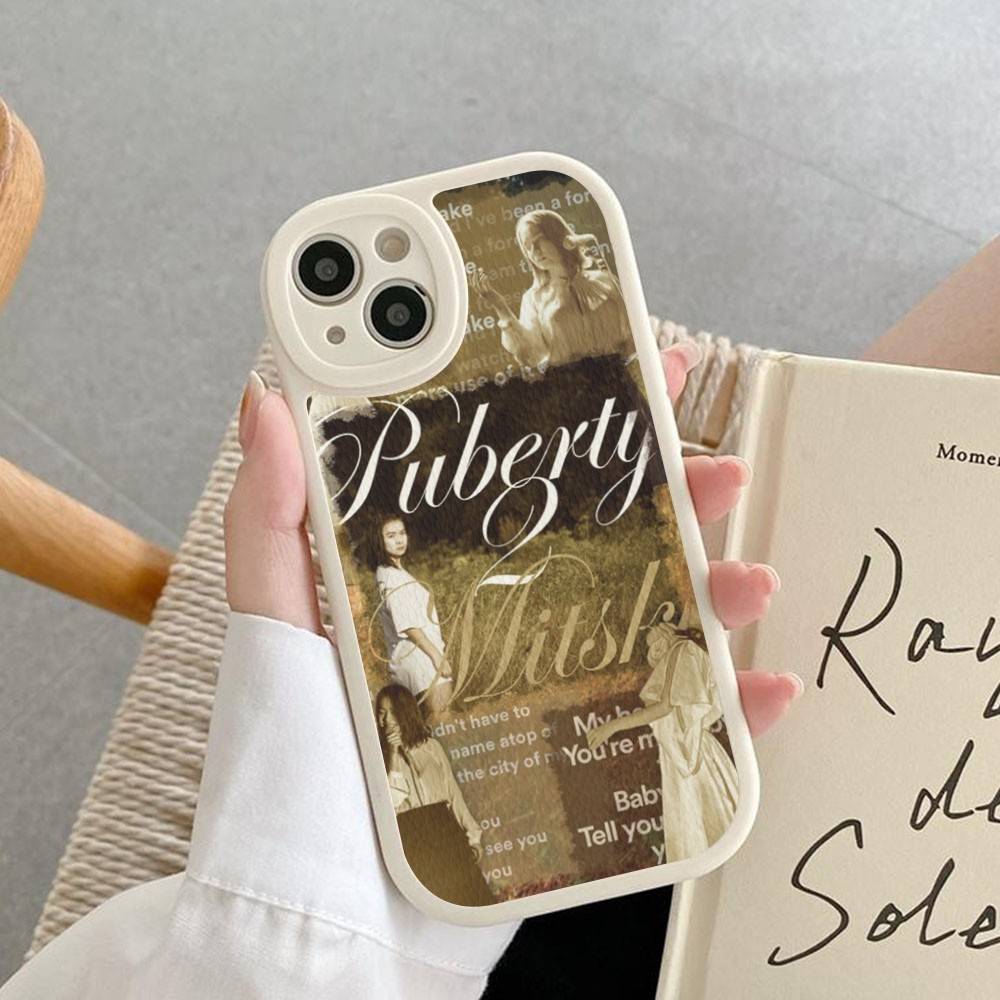 Beliebte Sängerin M-Mitski Für iPhone 16 15 14 16E 13 12 11 Pro Max Plus Handy Lederhülle