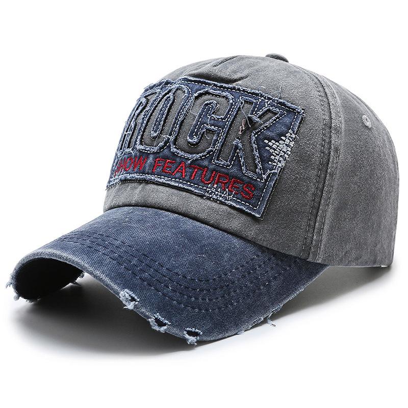 Písmenková výšivka Praná bavlna Jaro Léto Baseballová čepice Muži Ženy Outdoorové sporty Snapback Sluneční klobouk Hip Hop Táta Trucker čepice