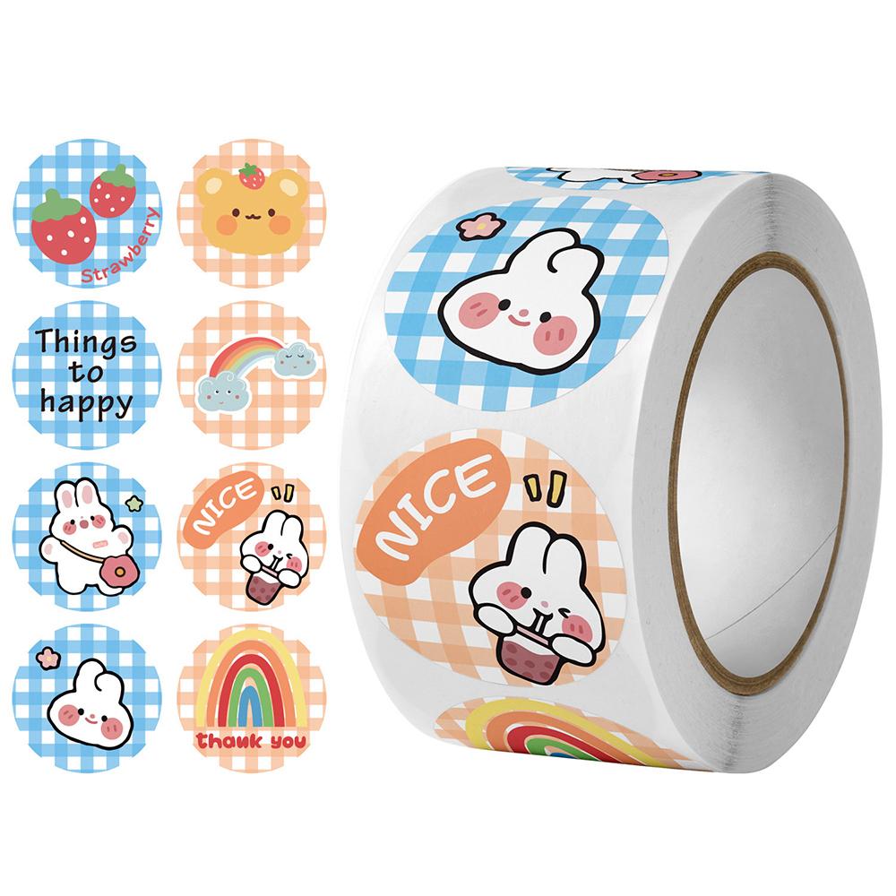 Haute Norme 500 Pièces/Rouleau Récompense Haute Norme Autocollants Qualité Supérieure Haut de Gamme Pour Jeunes Enfants Haut de Gamme Maternelle