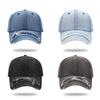 Snapback Adjustable Dad Stitching Embroidered Streetwear Urban Style Street Outdoor Casual Her  Him For Women Men Cap Baseball Denim Washed Neutral