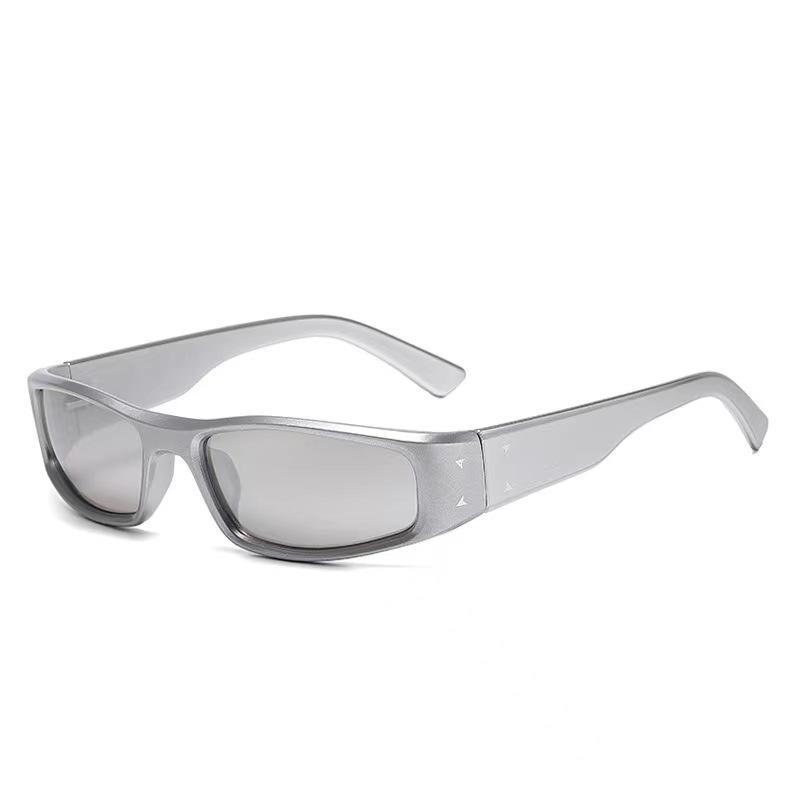 Y2K Stylish Sunglasses Men Rectangle Shape Anti-reflective Woman Sun Glasses Outdoor Bicycling Ladies Sunglass