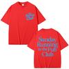 T-shirts Club de Course du Dimanche au Pub Hommes Femmes Sport Coton Haute Qualité T-shirt Oversize Coton Décontracté