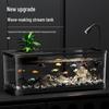 Living Room Ecological Fish Tank with Oxygenation and Wave-Making Features