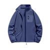 Vestes d'automne d'extérieur à col montant pour hommes Veste polaire de sport décontractée Manteau