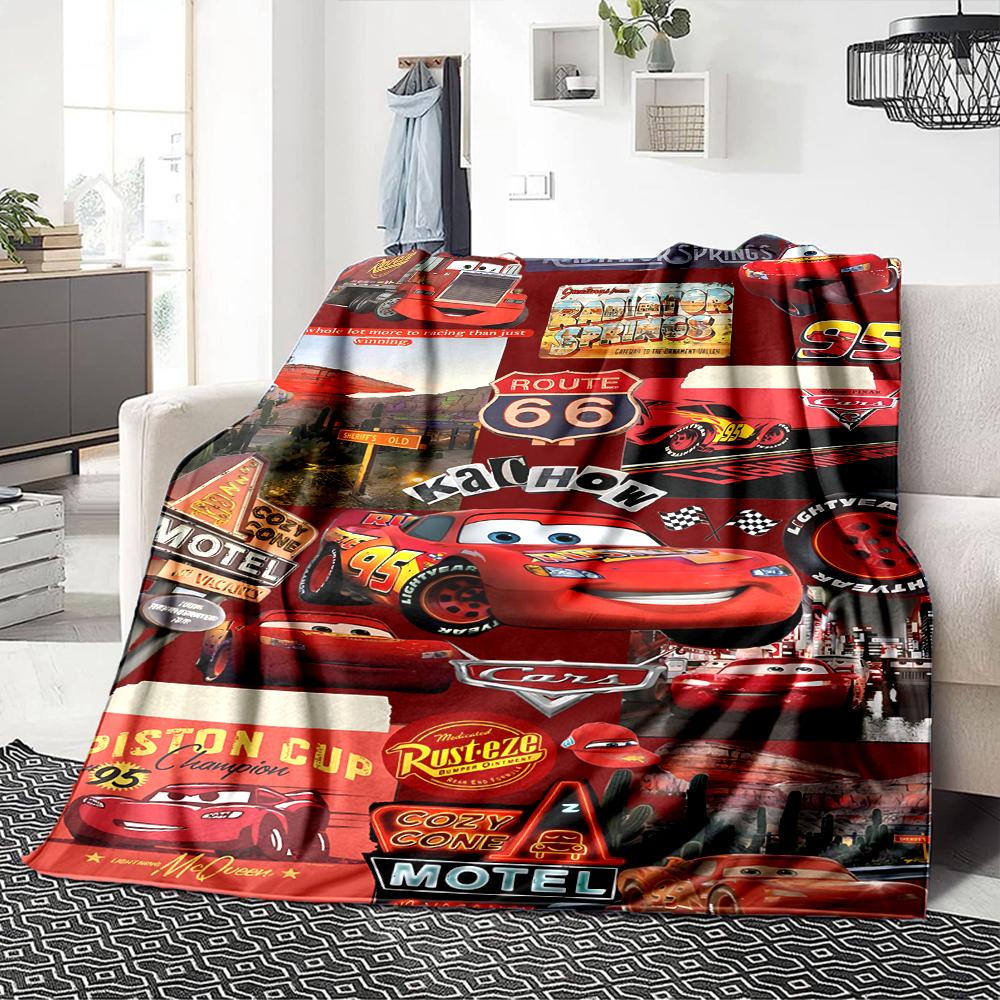Cars Movie Collage Blanket Soft Throw Blanket For Home Bedroom Bed Sofa Travel Office Solid Christmas Blanket