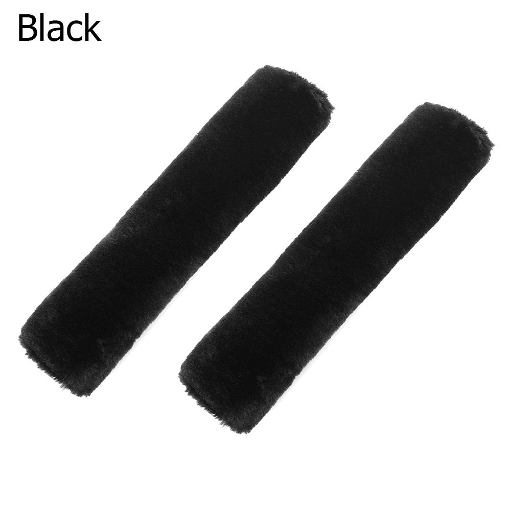 2 Pcs/Set Vehicle Soft Driving Harness Cover Car Seatbelt Shoulder Pad Seat Belt Plush