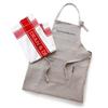 Tablier en lin et torchon cadeau