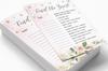 Inkdotpot Gender Reveal Floral Baby Shower Game Set Of 50 BabyA  AlphabetA  ABCA  Game Ita    s A Boy Ita    s A Girl Party