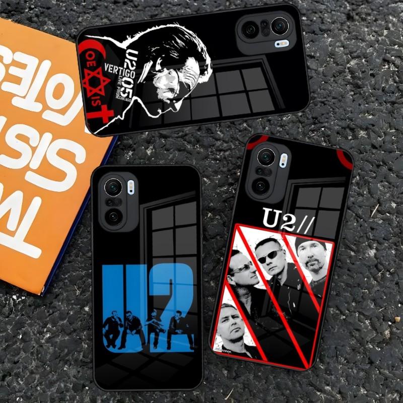 Coque de téléphone Rock U2 Band Pour Xiaomi 13 12 X Redmi Note 10 11 S Lite T Pro POCO M4 X3 F3 Verre