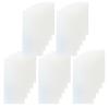 Two-Pocket Ticket File, Made In Japan, Clear, 100mm W X 215mm H (A4 Tri-Fold Size, Fits a Long 3 Envelope) (50 Sheets)