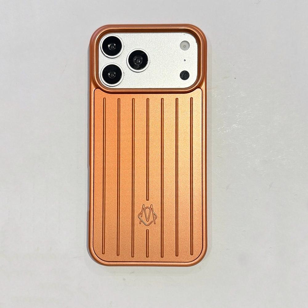 Luxury Aluminum Alloy Luggage Phone Case for IPhone18 Pro Max 17 16 15 14 13 for Rimowa Shockproof Anti Scratch Full Edge Protective Cover