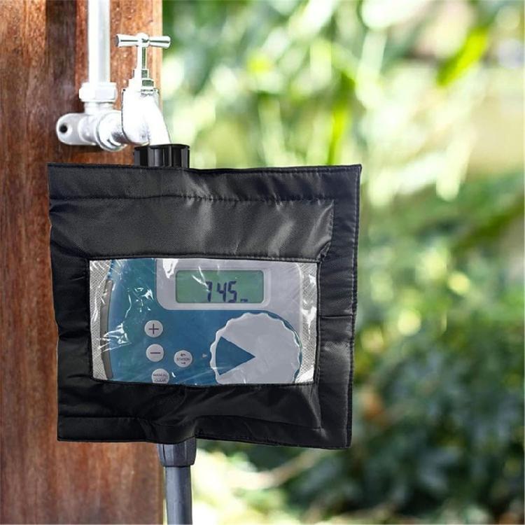 Winterized Hose Timers Cover Sun Protective Sleeve Outdoor Durable Enclosures With Quick Fasteners For Irrigation Systems
