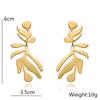 Neue Mode Gold Metall Hängeohrringe für Damen Unregelmäßige Geometrische Anhänger Ohrringe Trend Brincos Schmuck Geschenk