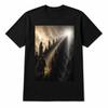 Bridge of Echoes Dark Fantasy T-Shirt, Gothic Journey Graphic Tee