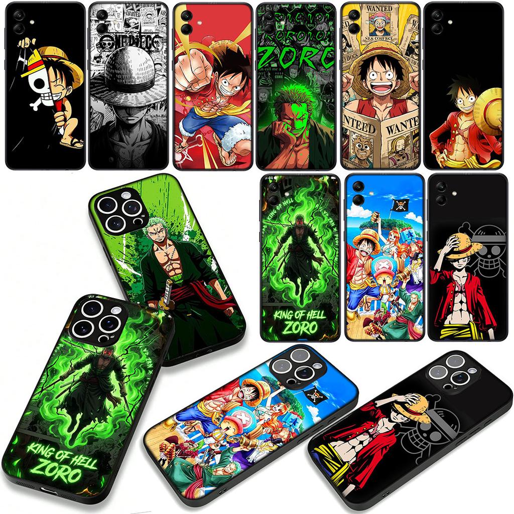 Sanji ONE PIECES Luffy Zoro Case for Samsung Galaxy A07 A13 A12 A14 A23 A42 A50 A51 A52 A53 A70 A71 A72 A21S A04 Note 20 9 8 10