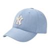 MLB Baumwoll-Baseballkappen Unisex Blau Mode 3ACPD015N-50BLL