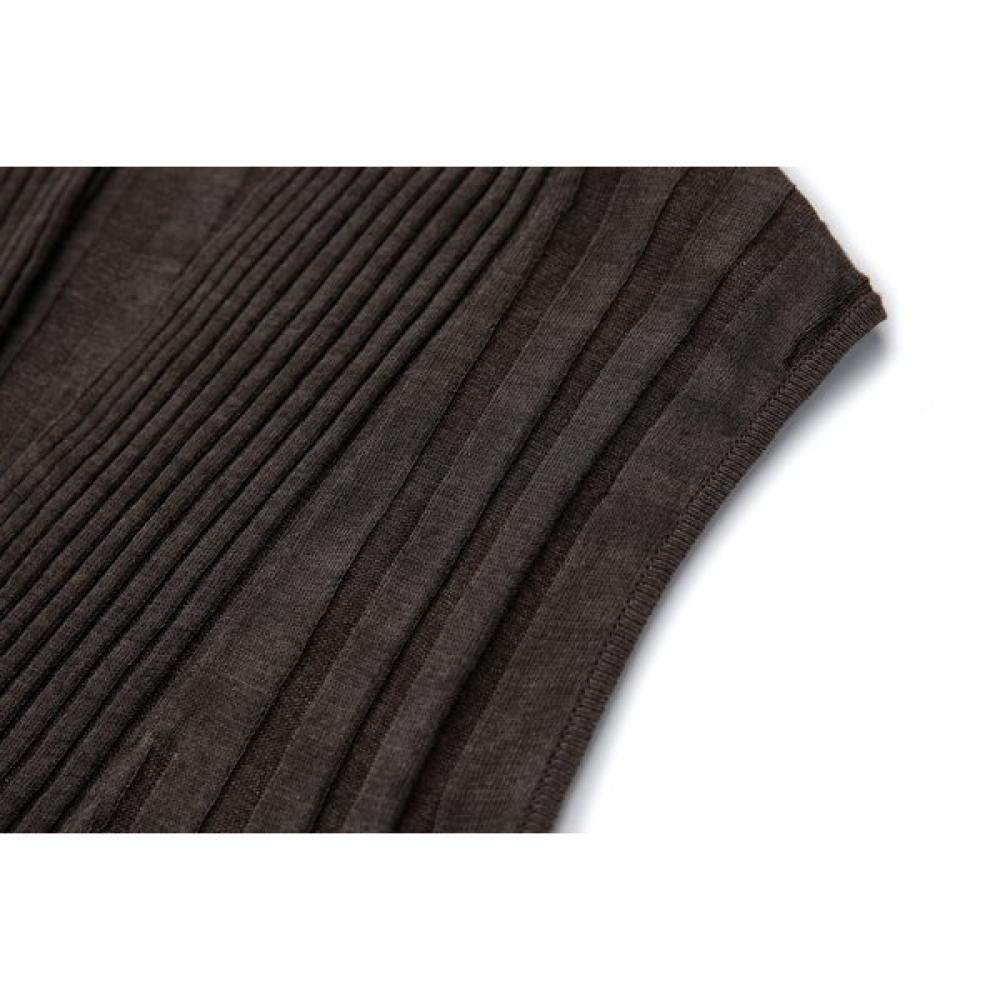 FURINA Ribbed Stripe Knit Vest