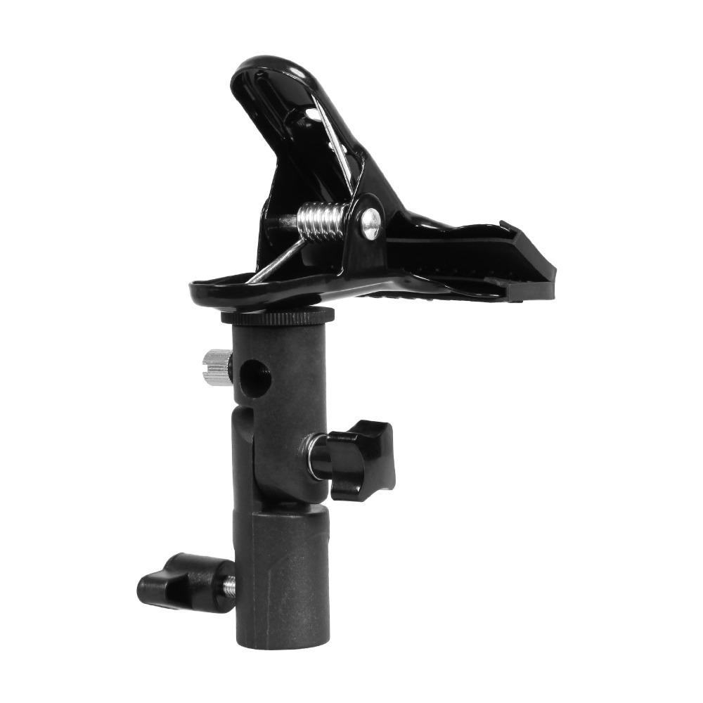 1/4 3/8 Screw Reflector Clamp Clip Swivel Adapter Adjustment Light Stand Attachment Multiple Angle Tripod Mount Reflector Holder