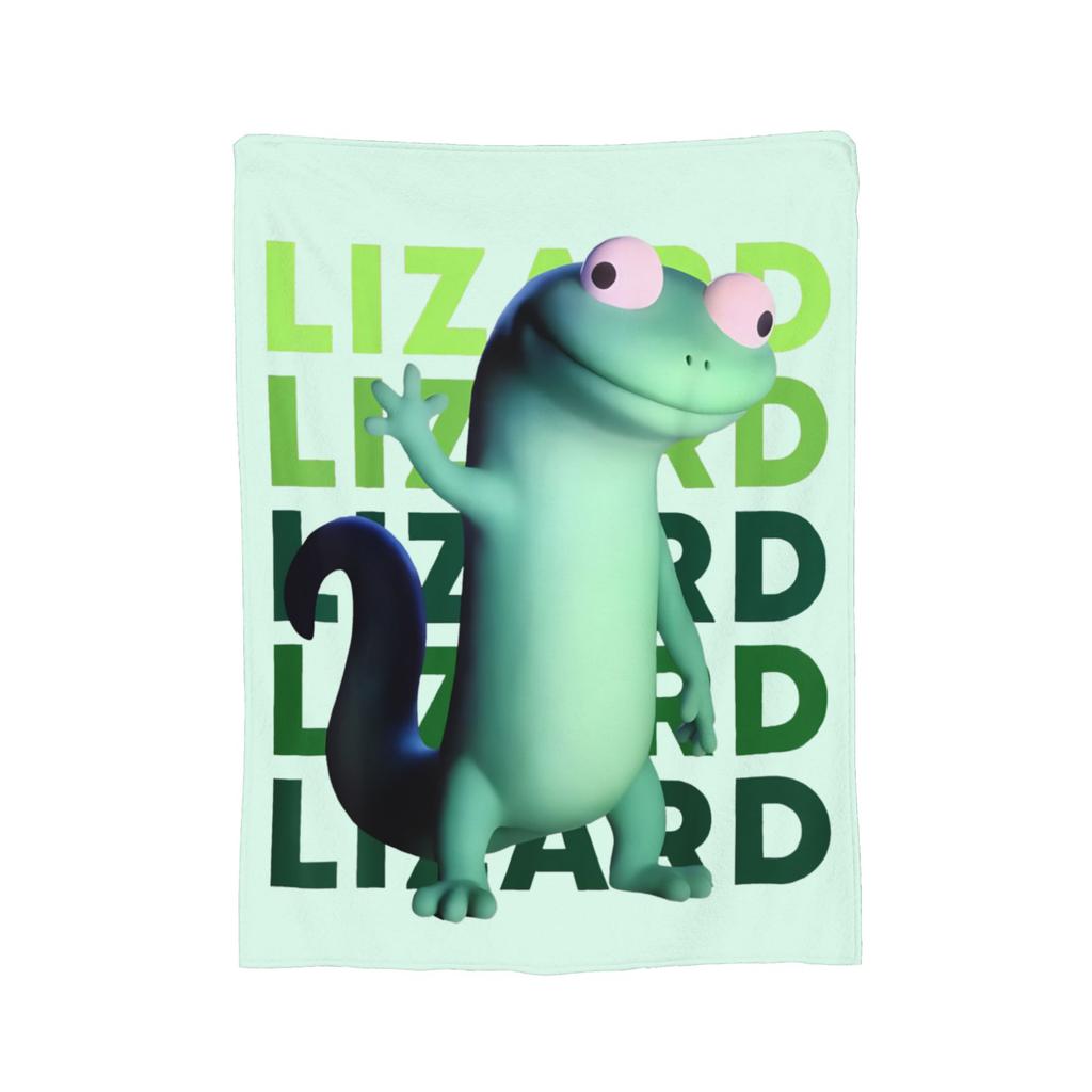 Hoppers Glow Text Tom Lizard Meme Blankets Wool Funny Breathable Throw Blanket for Bedspread Spring Autumn,