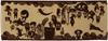 Yokaisha Gegege No Kitaro Sports Towel Yokai Parade/Face Towel (Natural X Brown)