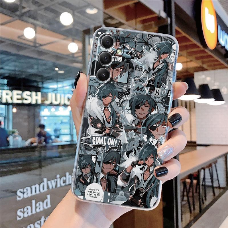 Game Patterned Soft Transparent Silicone Case For Samsung A55 M35 S24 Xiaomi Redmi Note 13 Pro 13C iPhone 15 Camera Shockproof Protective Bumper Cover