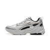 Li Ning Meteor Cushioning Slip Resistant Abrasion Resistant Support Low Top Casual Shoes Women's Silver AGCV358-1
